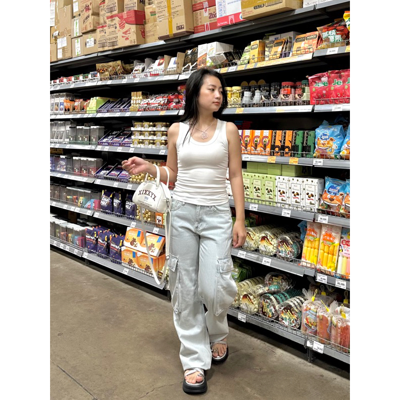 ÁO BA LỖ TRẮNG ÁO THUN SÁT NÁCH TRƠN BASIC