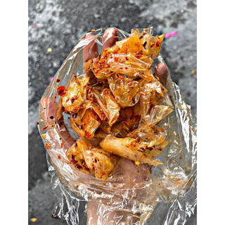 Bánh tráng sate muối con tôm