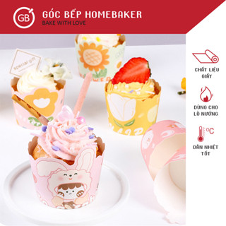 25 Cái Đế Đựng Bánh Giấy Size Nhỏ đáy 5cm - Ly Nướng Bánh - Cupcake - Dụng Cụ Làm Bánh GBDB001
