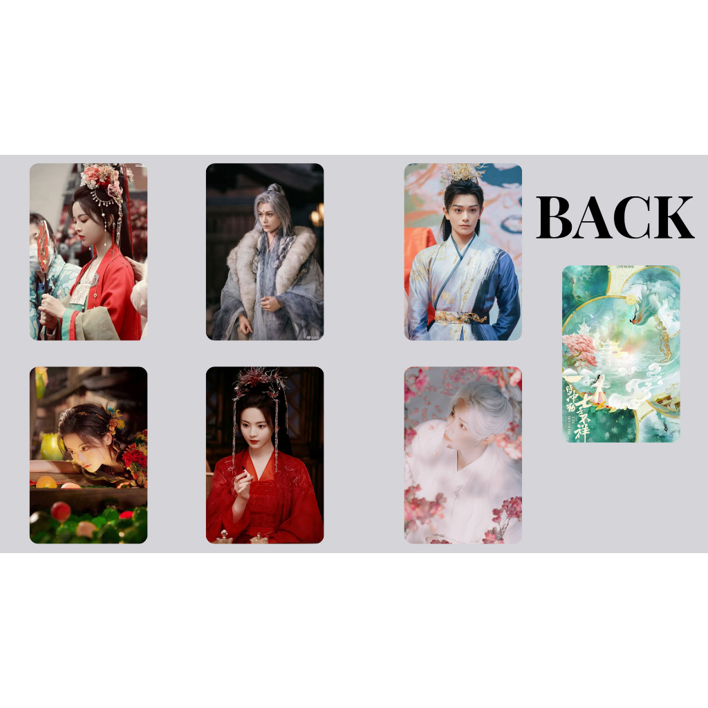 Set 6 card bo góc "Byar kiếp may mắn"