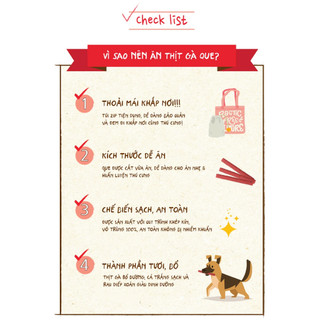 Bánh Thưởng Que mềm Stick Jerky cho Chó 50g Hàn Quốc - Nhiều Vị Phomai ; Gà; Cá Hồi; Phomai và Cá Hồi; Gà và Phomai