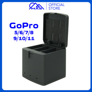 Dock sạc 3 pin có nắp đậy an toàn GoPro 5/6/7/8/9/10/11 - MAS Store - GoPro101