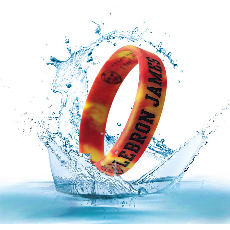 Vòng Tay Cao Su Thể Thao, Vòng Đeo Tay Bóng Rổ NBA Nam Nữ Chống Nước Giá Rẻ PRO SPORT