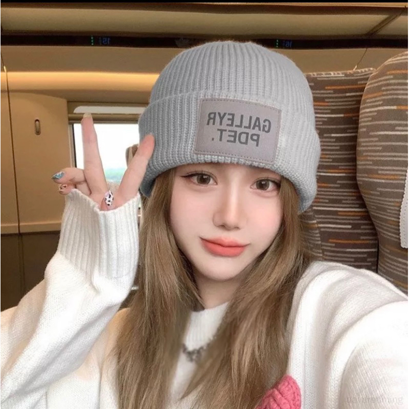 Mũ len nam nữ ulzzang trơn mẫu mới phong cách Hàn Quốc