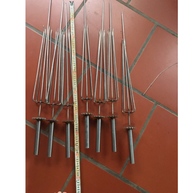 Xiên nướng cá lóc