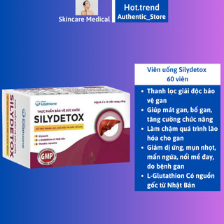 Viên uống silydetox bổ gan đẹp da 60 viên