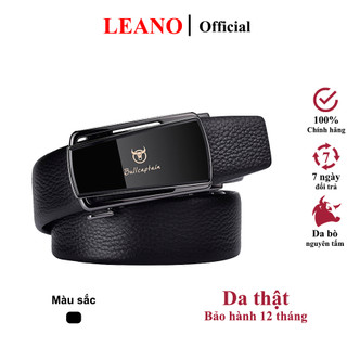 Thắt lưng nam da bò nguyên tấm cao cấp BullCaptain Fullbox, Dây nịt nam, Dây lưng nam cao cấp sang trọng - 006