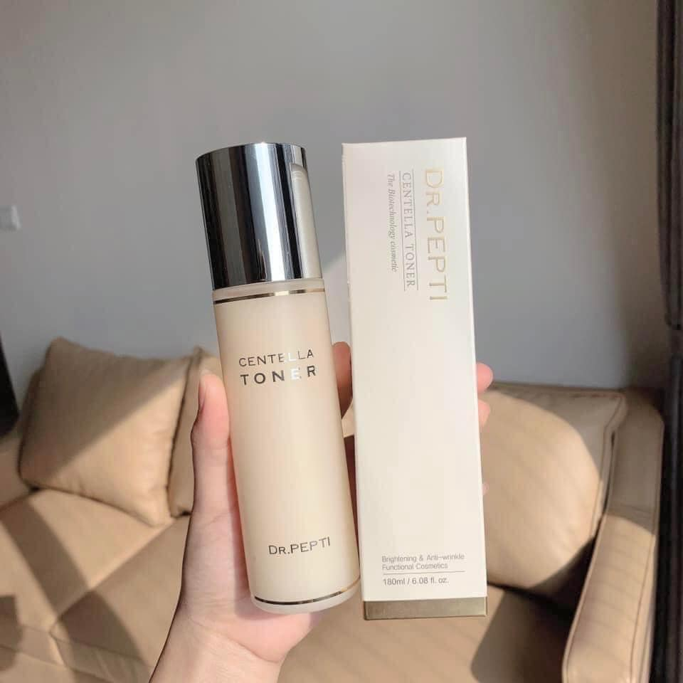 Nước Hoa Hồng Dưỡng Da, Giúp Se Khít Lỗ Chân Lông, Da Căng Bóng Dr.Pepti + Centella Toner