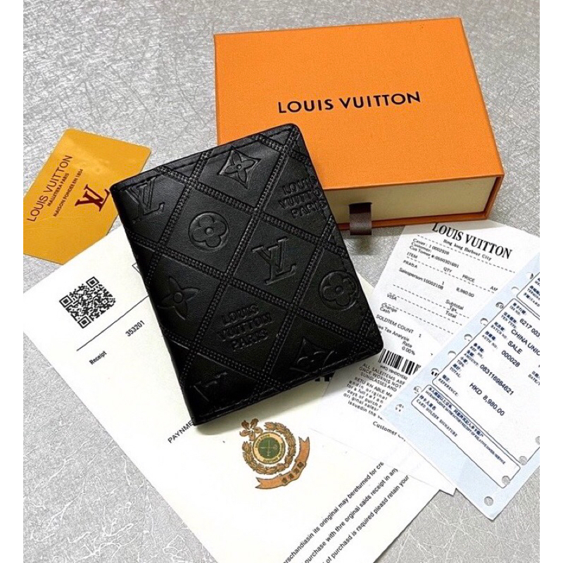 { Full box ] ví bóp nam da cao cấp hàng full box  bill thẻ cứng