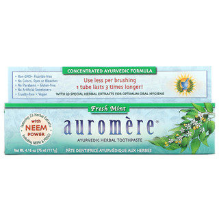 Kem đánh răng Neem Auromere, Ayurvedic Herbal Toothpaste
