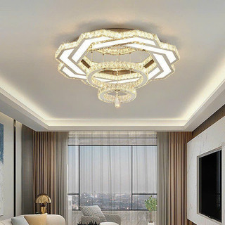 Đèn mâm áp trần phale cao cấp trang trí phòng khách, đèn trang trí trần, bảo hành 2 năm