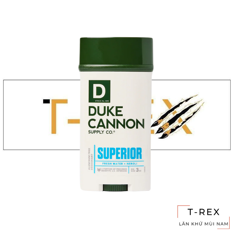 Lăn Khử Mùi Duke Cannon Superior Deodorant 85G (Sáp Xanh)