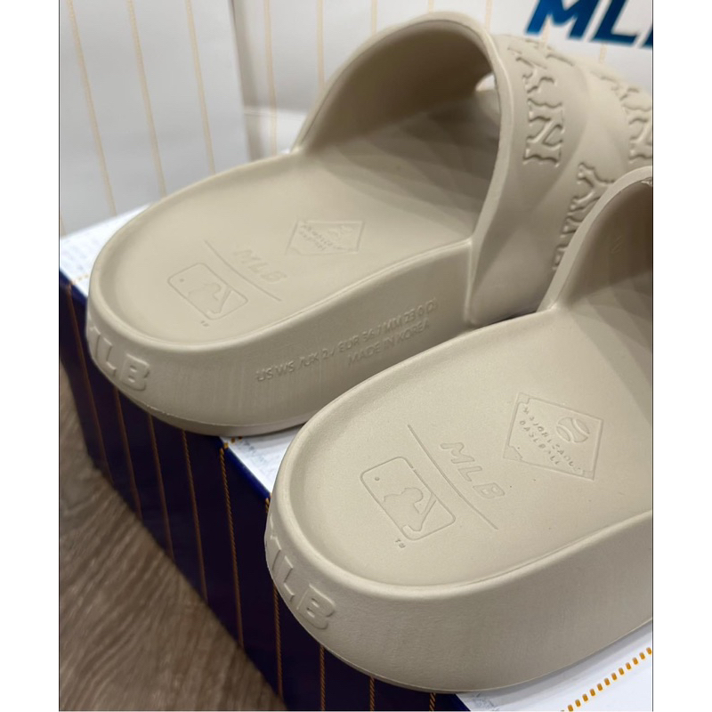 Dép MLB Quai Ngang Đúc Nguyên Khối Chống Nước Fullbox
