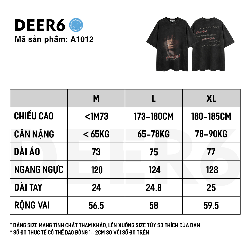 Áo phông thun tay lỡ Midden Stroke 9217 nam nữ màu Đen Wash