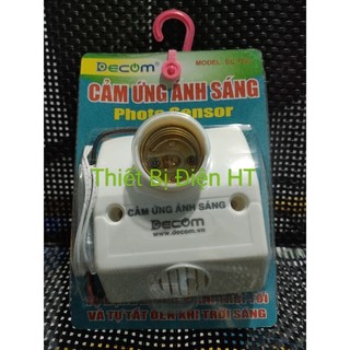 Đui đèn cảm ứng ánh sáng dc-27b