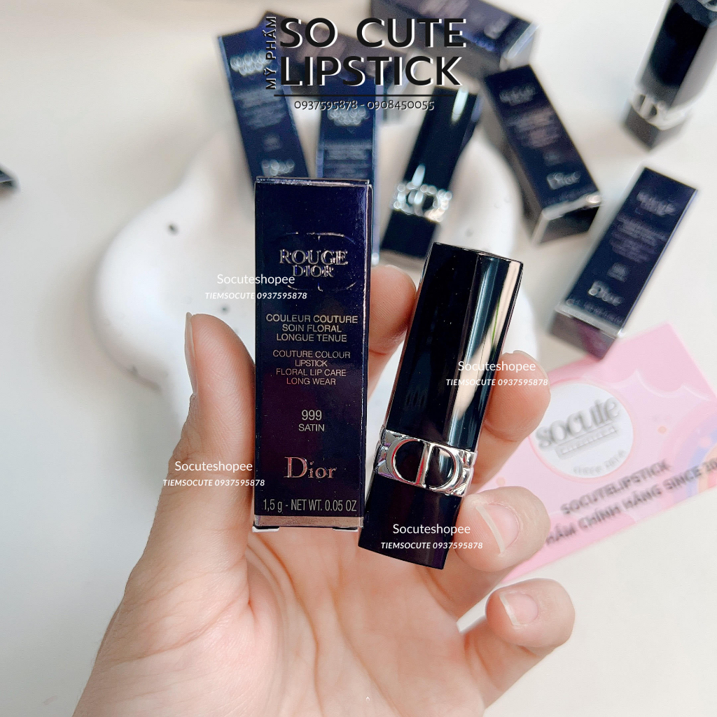 Son D.ior Rouge 999 - 520 - 720 - 100 - 525 - 772 - 080 - 625 - 505 - 300 - 846 Velvet Matte Minisize