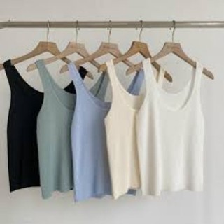 Ao 2 dây chất Mongtoghi dáng croptop