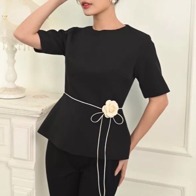 Thắt Lưng Nhung Kèm Hoa Nhiều Mẫu Dây 2 mét