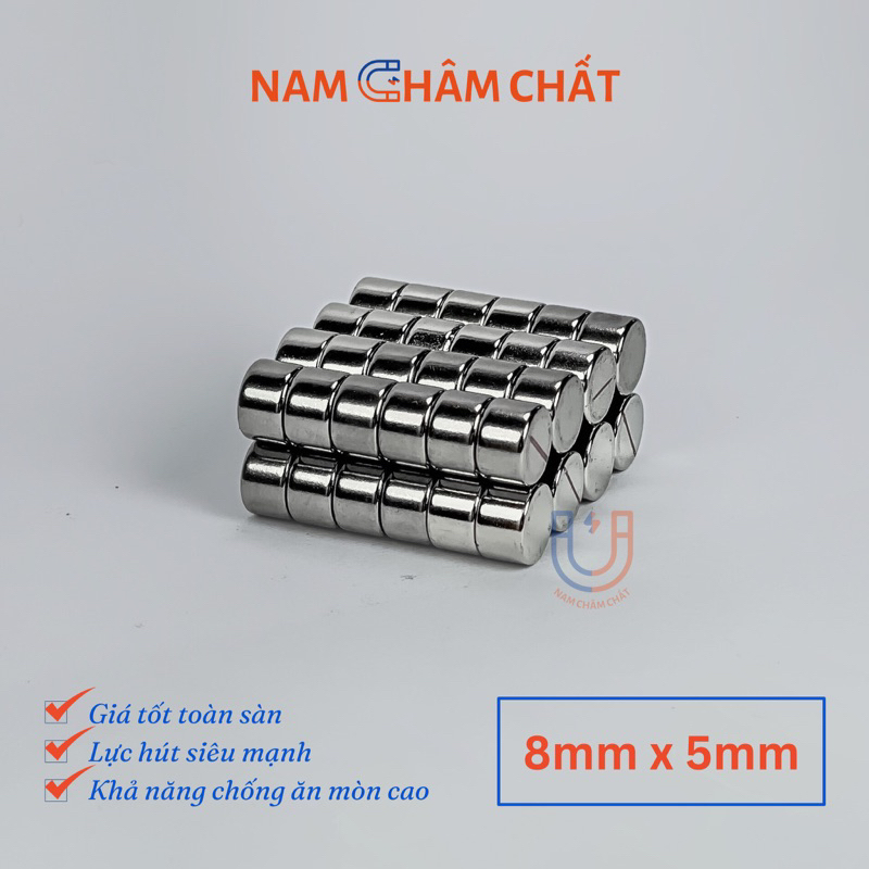 Nam châm đất hiếm- nam châm trắng- nam châm N52- nam châm siêu hút