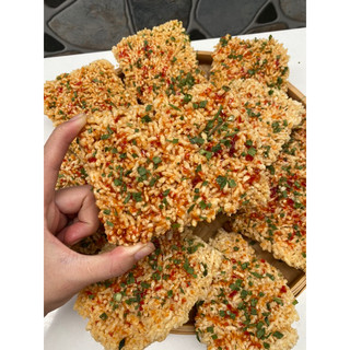 conbo 3 bịch cơm cháy mắm hành (mỗi bịch 180-200g) siêu ngon