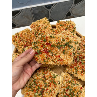 conbo 3 bịch cơm cháy mắm hành (mỗi bịch 180-200g) siêu ngon