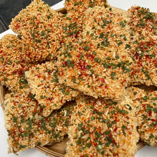 conbo 3 bịch cơm cháy mắm hành (mỗi bịch 180-200g) siêu ngon