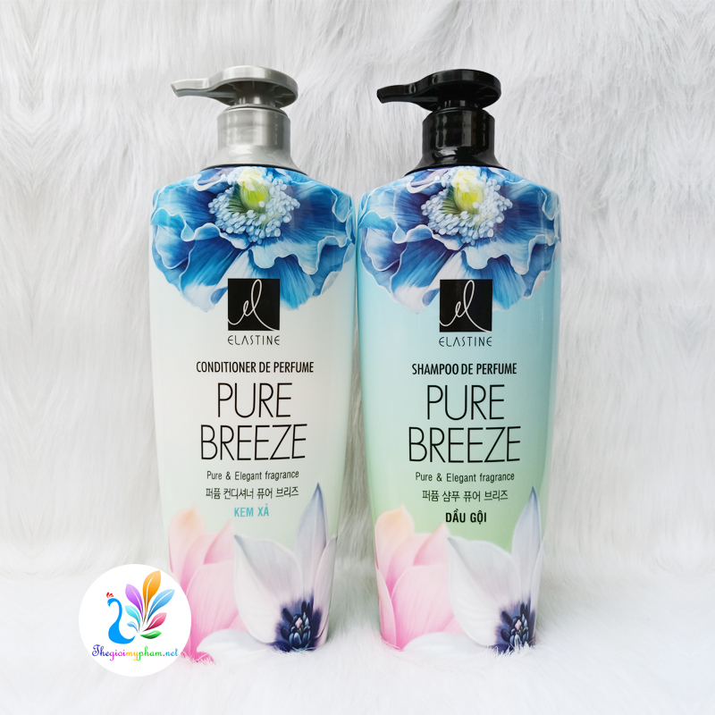 Dầu Gội  Hoặc Dầu Xả Double Rich Elastine Pure Breeze 600g