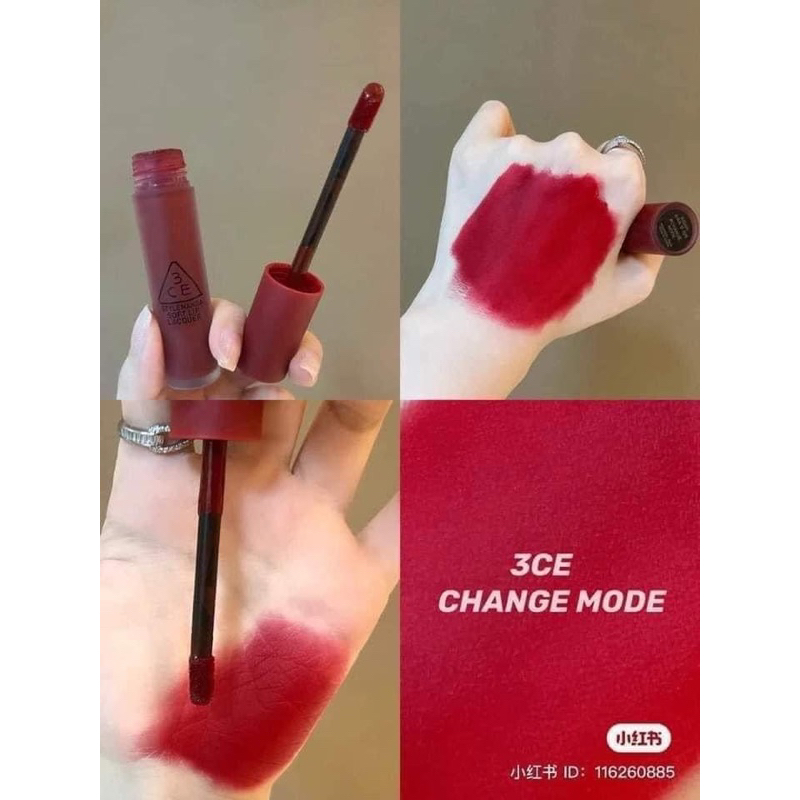 Son kem 3.ce Cloud lip tint/Lip lacquer/Velvet lip tint