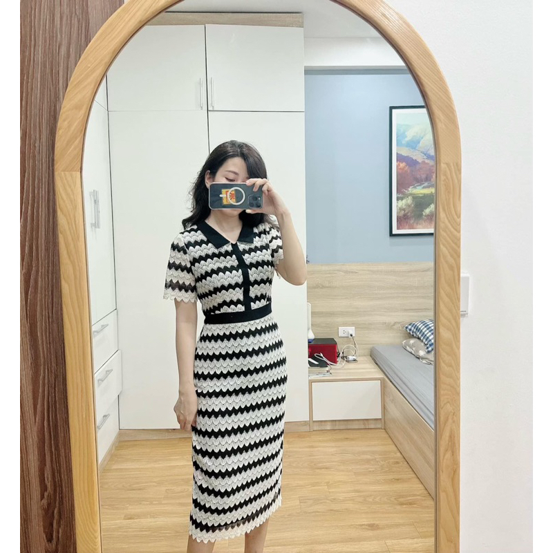 VÁY REN 2 LỚP DÁNG ÔM MỀM MẠI NỮ TÍNH SIÊU SANG CHẢNH