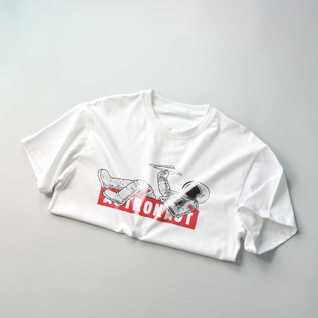 Áo Thun Nam Cổ Tròn Astronaut Fly LocalBrand KATUSCO A2300, Cotton 100% 2 Chiều, Phom Oversize Trẻ Trung, Cá Tính