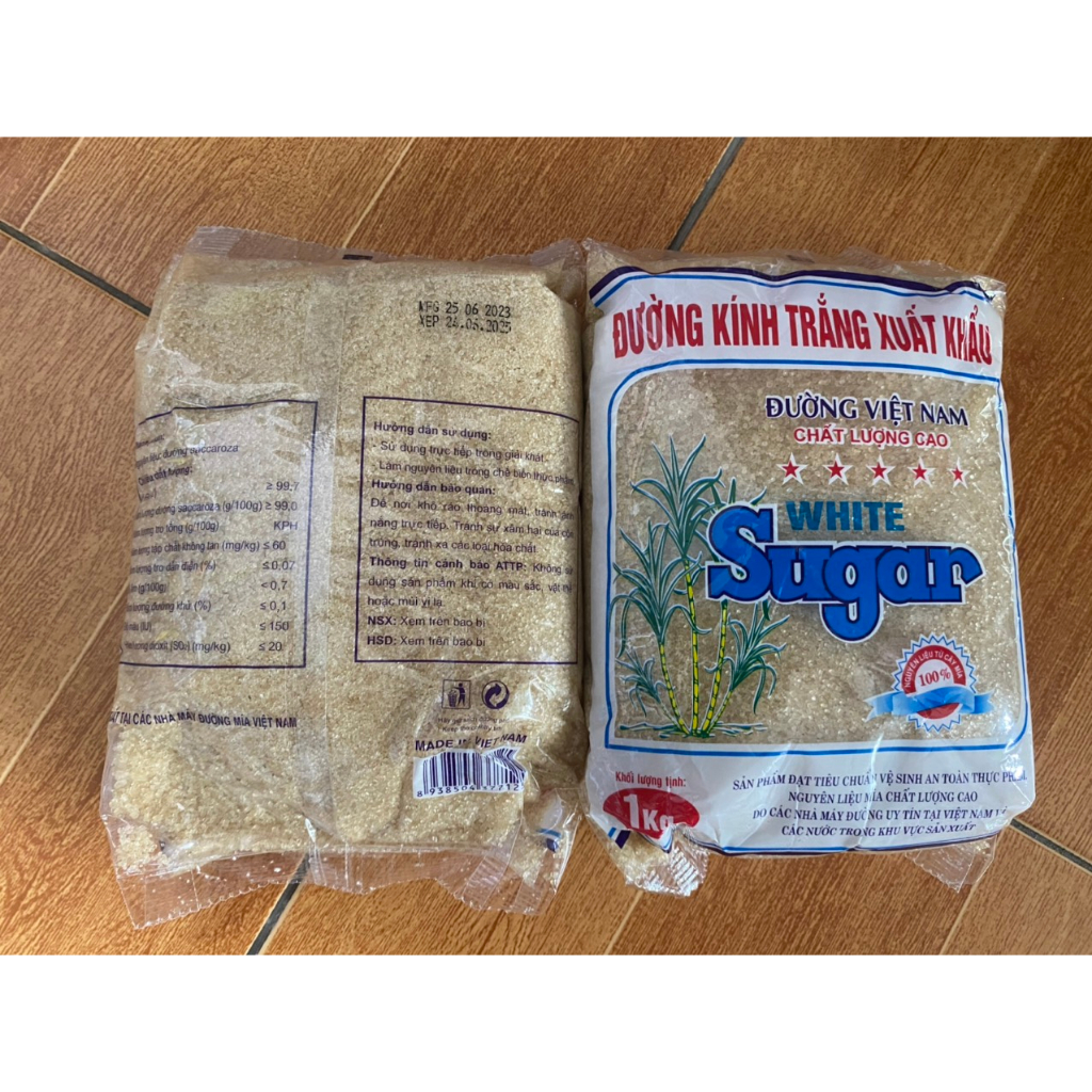 Đường Kính  Trắng/Vàng túi 1kg