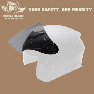 Kính chắn thay thế cho mũ bảo hiểm 3/4 yohe 878 plus - chính hãng yohe