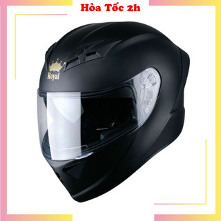 Mũ nón bảo hiểm fullface 2 kính Royal M266 hàng chính hãng bảo hành 12 tháng size