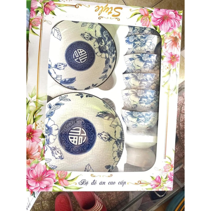 Bộ bát ăn 9 món cao cấp
