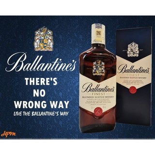 VỎ CHAI BALLANTINE'S FINEST FULL BOX, [NEW 99%] [TẶNG KÈM BỌC CỔ]