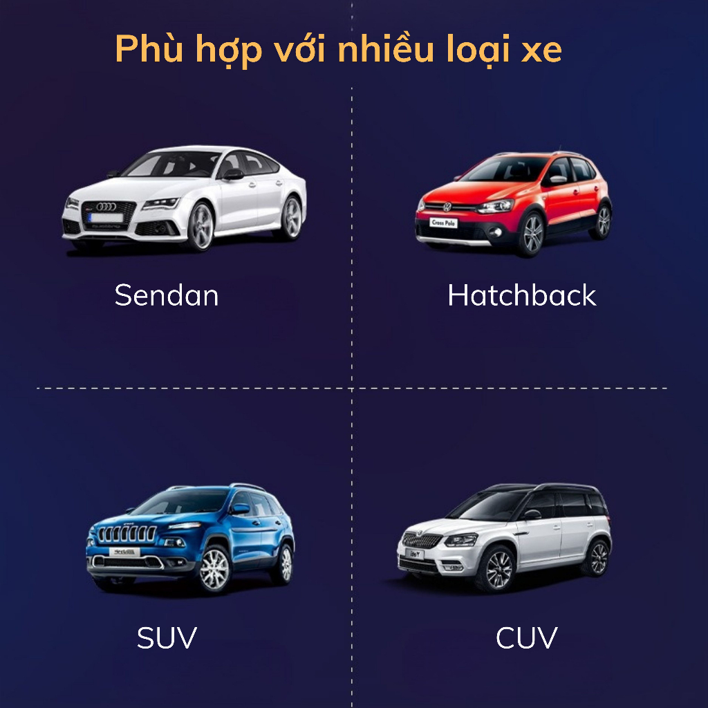 Tấm che nắng ô tô, chắn nắng kinh lái ô tô, xe hơi 2 mặt cao cấp hình hoạt hình dễ thương, kích thước 146x93cm - TCN01
