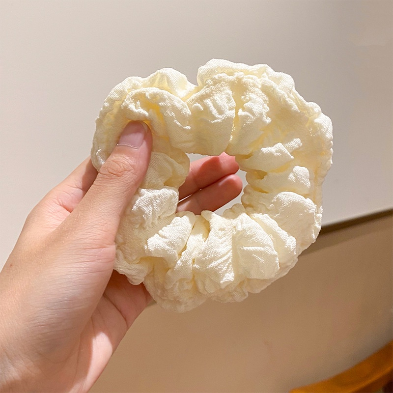 Dây buộc tóc scrunchies màu pastel trơn cao cấp iLita set cột tóc dễ thương sang trọng