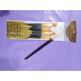 Bộ 12 cọ vẽ màu nước, màu acrylic, gouache, sơn dầu, tô tranh số hóa, tô tượng Tốt