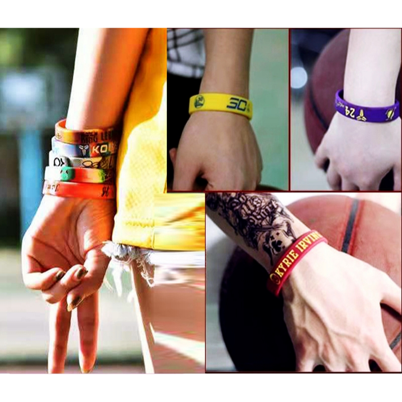 Vòng Đeo Tay Phát Sáng, Vòng Tay Cao Su Thể Thao Phản Quang Bóng Rổ Nam Nữ PRO SPORT