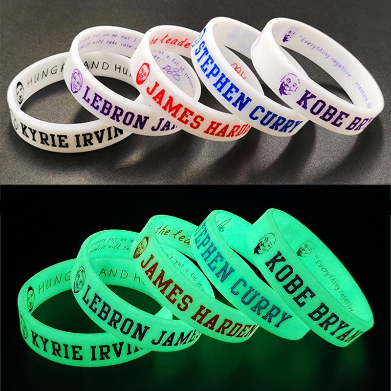 Vòng Đeo Tay Phát Sáng, Vòng Tay Cao Su Thể Thao Phản Quang Bóng Rổ Nam Nữ PRO SPORT