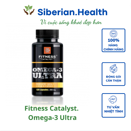 Fitness Catalyst. Omega-3 Ultra hỗ trợ tập luyện