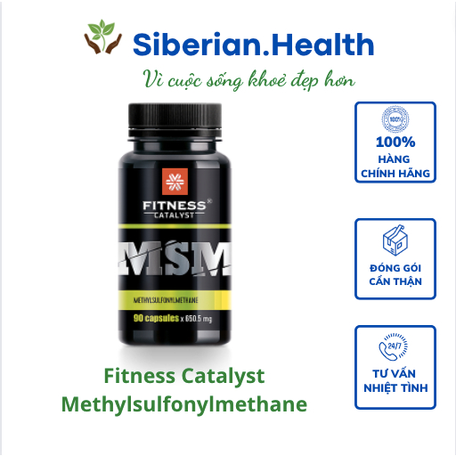 Thực phẩm bảo vệ sức khỏe Fitness Catalyst Methylsulfonylmethane 90 viên siberian wellness