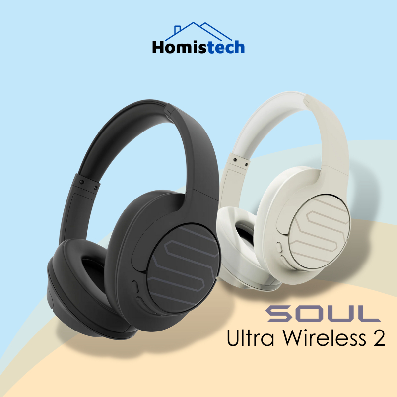 Tai Nghe Soul Ultra Wireless 2, Chơi Nhạc 60H, Bảo Hành 12 Tháng Chính Hãng | Homistech