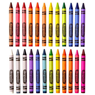 (Bill Mỹ) Bút chì sáp Crayola 24c
