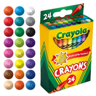 (Bill Mỹ) Bút chì sáp Crayola 24c