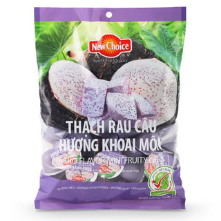 Thạch rau câu new choice hương khoai môn 1kg siêu ngon trên 60 cái nhỏ
