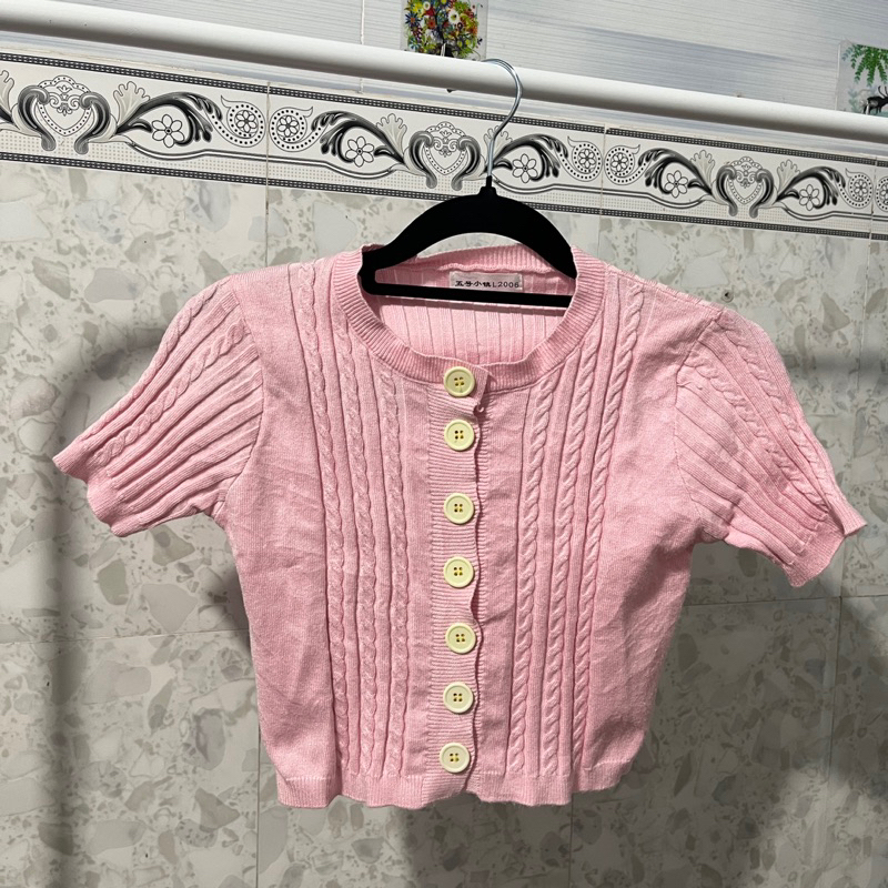 Hàng 2hand | Áo len crotop xiu xinh