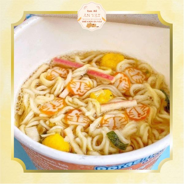 Mì ly mini Doraemon Thái Lan Nissin - Mì dinh dưỡng trẻ em đôrêmon Thái Lan