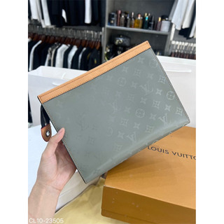 Túi ví cằm tay vân LV phụ kiện thời trang hot trend ss2023