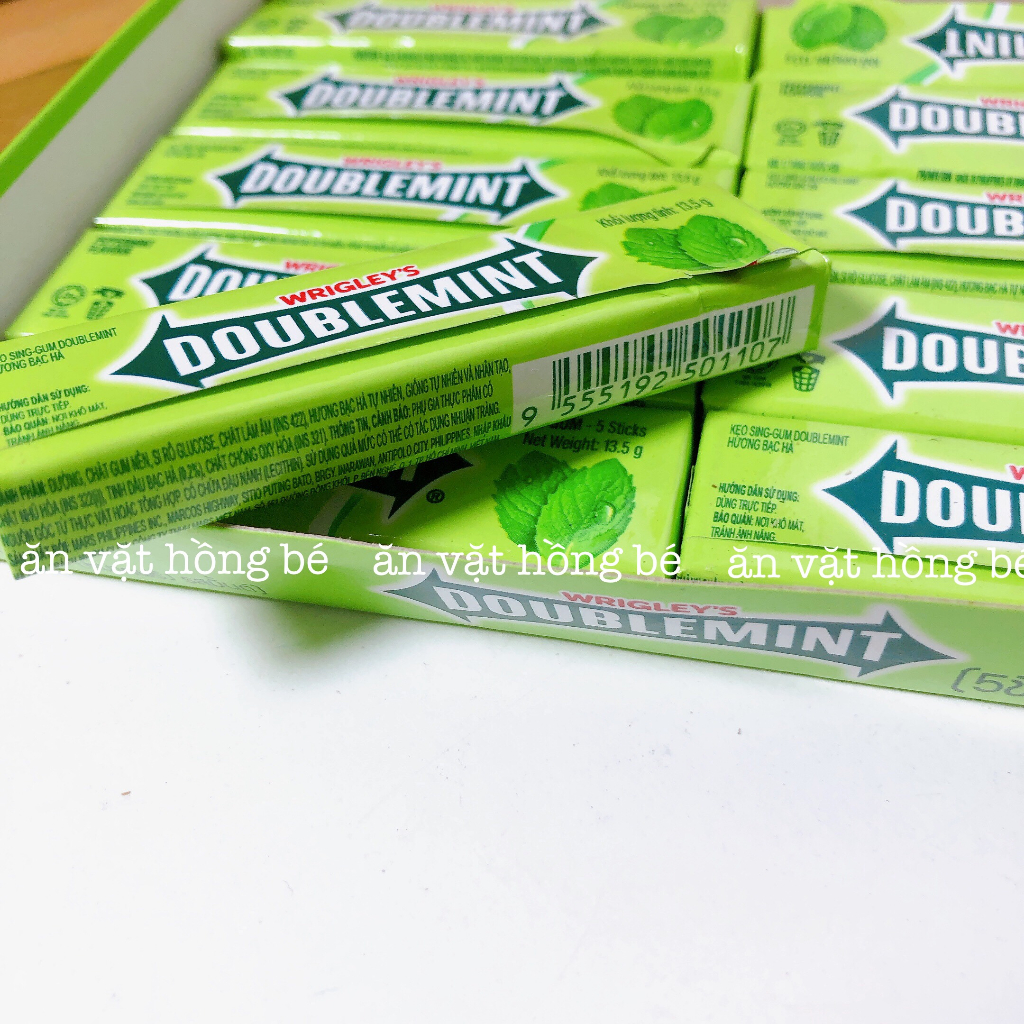 Kẹo gum doublemint hương bạc hà